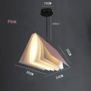 Modern geometric book pendant lamp bedroom lighting
