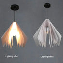 Modern geometric book pendant lamp bedroom lighting