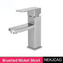 DecorBites™ Brushed Gold Bathroom Basin Faucet Single Lever Vessel Sink Mixer Tap