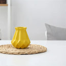 Modern geometric ceramic diamond vase set living room decor