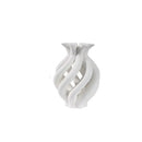 Modern geometric ceramic spiral vase set living room decor