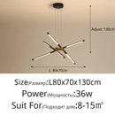Modern geometric chrome & gold dimmable led ceiling light dining room