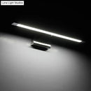 Modern geometric chrome vanity light fixture bathroom wall lamp