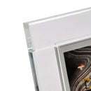 Modern geometric clear crystal glass cube photo frame living room decor