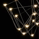 Modern geometric cube light pendant – dining room led chandelier