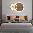 Modern geometric decorbites led wall sconce bedroom atmosphere light