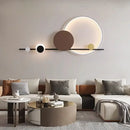 Modern geometric decorbites led wall sconce bedroom atmosphere light