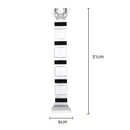Modern geometric glass candle holder set dining room block design