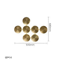 Modern geometric glossy gold led wall sconces living room art decor