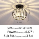 Modern geometric gold & black crystal glass led chandelier living room