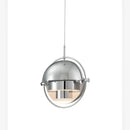 Modern geometric gold iron deformable pendant lamp for living room