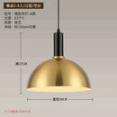 Modern geometric gold nordic chandelier for kitchen and living room