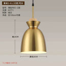 Modern geometric gold nordic chandelier for kitchen and living room