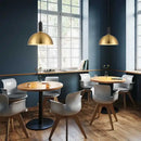 Modern geometric gold nordic chandelier for kitchen and living room
