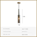 Modern geometric gold & silver crystal led pendant lights dining room