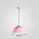 Modern geometric iron diamond pendant lights for living room