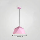Modern geometric iron diamond pendant lights for living room