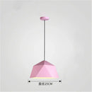 Modern geometric iron diamond pendant lights for living room