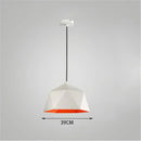 Modern geometric iron diamond pendant lights for living room