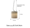 Modern geometric iron table lamp white & gray living room light