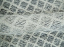 Modern Geometric Ivory and Charcoal Hand Tufted Natural Wool Area Rug