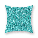 Modern geometric leaf flower pillowcase teal & blue living room decor