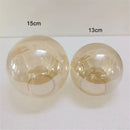 Modern geometric magic bean lighting – smoke & amber dining room globe