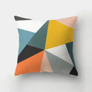 Modern geometric stripe patchwork pillow case set living room decor