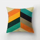 Modern geometric stripe patchwork pillow case set living room decor