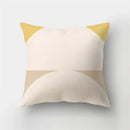 Modern geometric stripe patchwork pillow case set living room decor