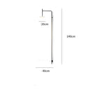 Modern Geometric Wall Light for Hallway and Restaurant Interiors