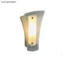DecorBites™ Modern Geometric Wall Sconce - Clear Glass 1-Light Living Room Lamp