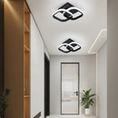 Modern geometric white acrylic led ceiling lamp bedroom light