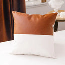 Modern geometric white & black cushion cover living room with tassels
