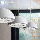 Modern geometric white creamy gypsum pendant lights bedroom decor