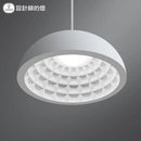 Modern geometric white creamy gypsum pendant lights bedroom decor