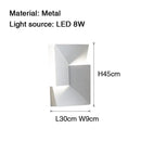 Modern geometric white grand sconce lamp bedroom wall light