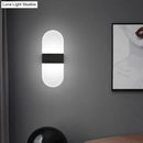 DecorBites™ Modern Acrylic Geometric LED Wall Sconce Lamp: Stylish Bedside Lighting Fixture