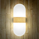 DecorBites™ Modern Acrylic Geometric LED Wall Sconce Lamp: Stylish Bedside Lighting Fixture