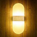 DecorBites™ Modern Acrylic Geometric LED Wall Sconce Lamp: Stylish Bedside Lighting Fixture