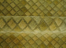 Modern Geometrical Boxes Olive Hand loom 5x8 wool Area Rug