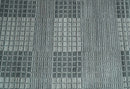 Modern Geometrical Hand Made 8x10 Charcoal, Gray and Silver Blended Wool Area Rug