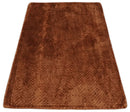 Modern Geometrical Hand Made 2x3 Brown Art silk Area Rug