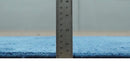 Modern Geometrical Hand Made 2x4 Blue Art silk Area Rug