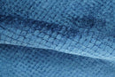 Modern Geometrical Hand Made 2x4 Blue Art silk Area Rug