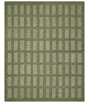 Modern Geometrical Olive and Ivory Textured Hand Tufted Multi size wool Rug