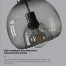 Modern glass ball led pendant lights for dining room