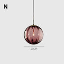 Modern glass ball lustre pendant lights – kitchen cluster fixture