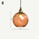 Modern glass ball lustre pendant lights – kitchen cluster fixture