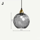 Modern glass ball lustre pendant lights – kitchen cluster fixture